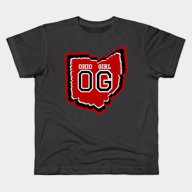 Ohio Girl Kids T-Shirt by Official Friends Fanatic